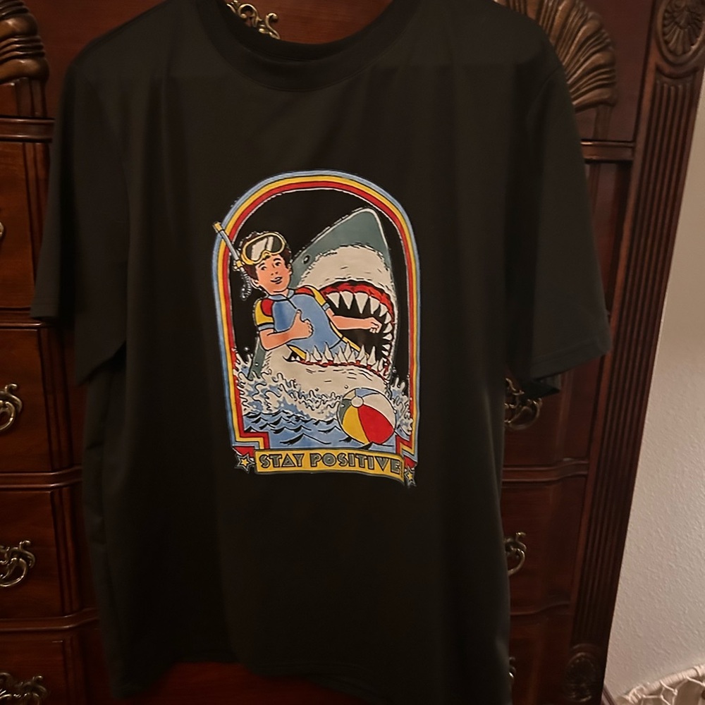 Graphic Vintage Style Shark T-Shirt